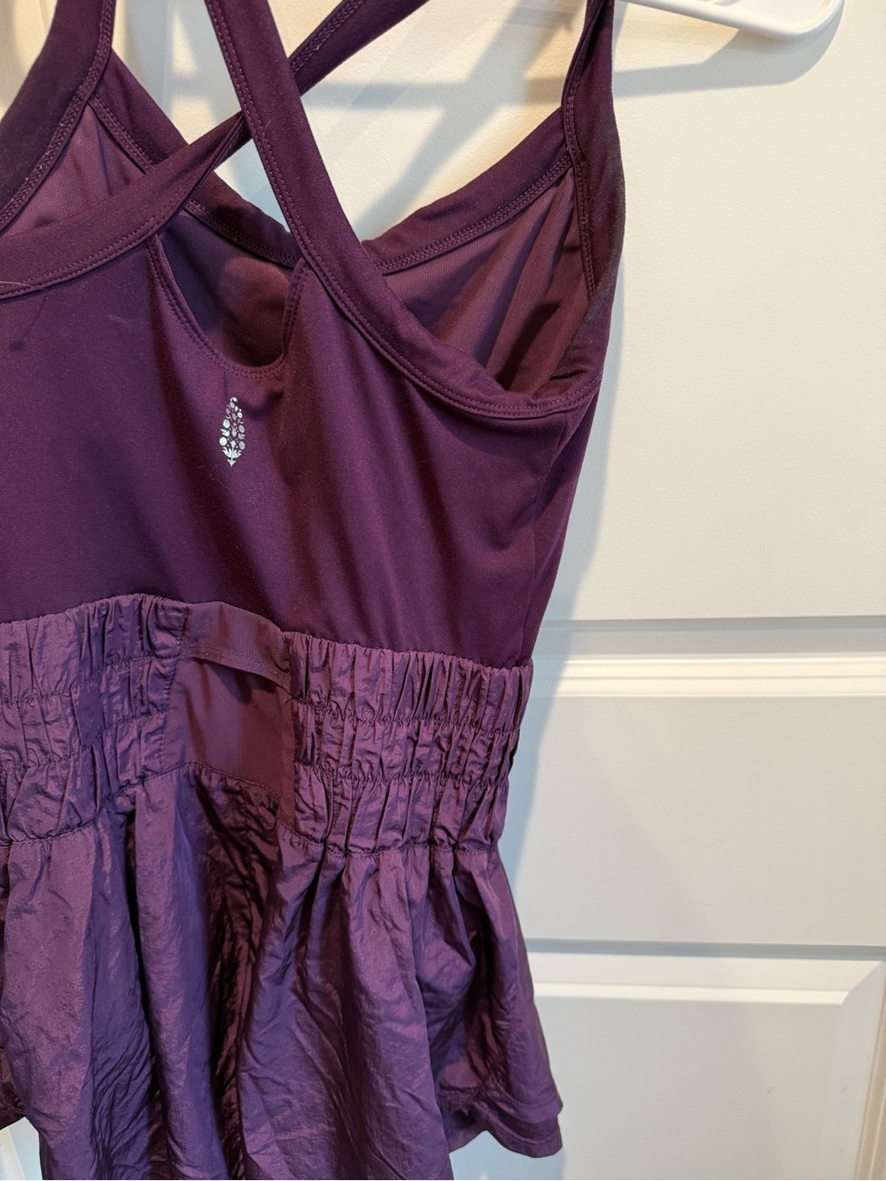 FP Movement Purple Athletic Dress Romper Built In Shorts Medium - Picture 6 of 6